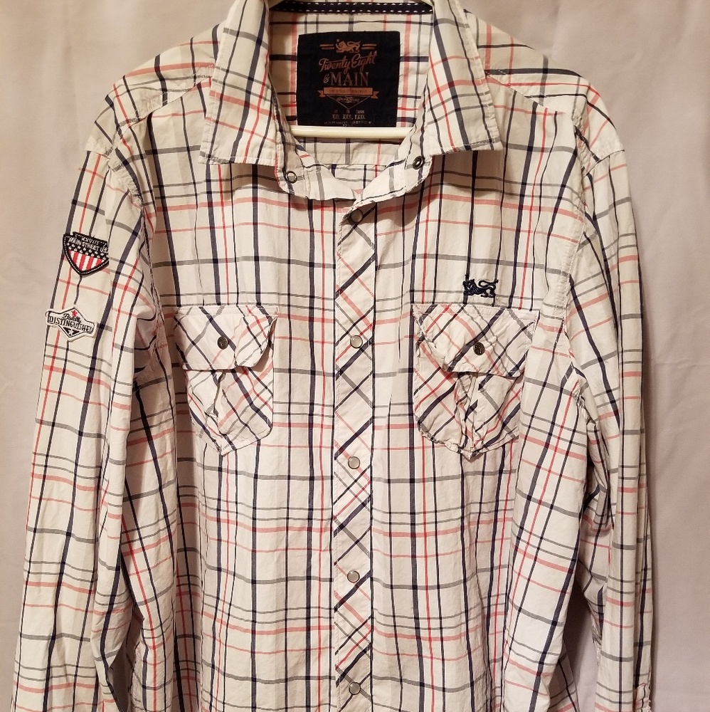 Disney Twenty Eight & Main snap button shirt